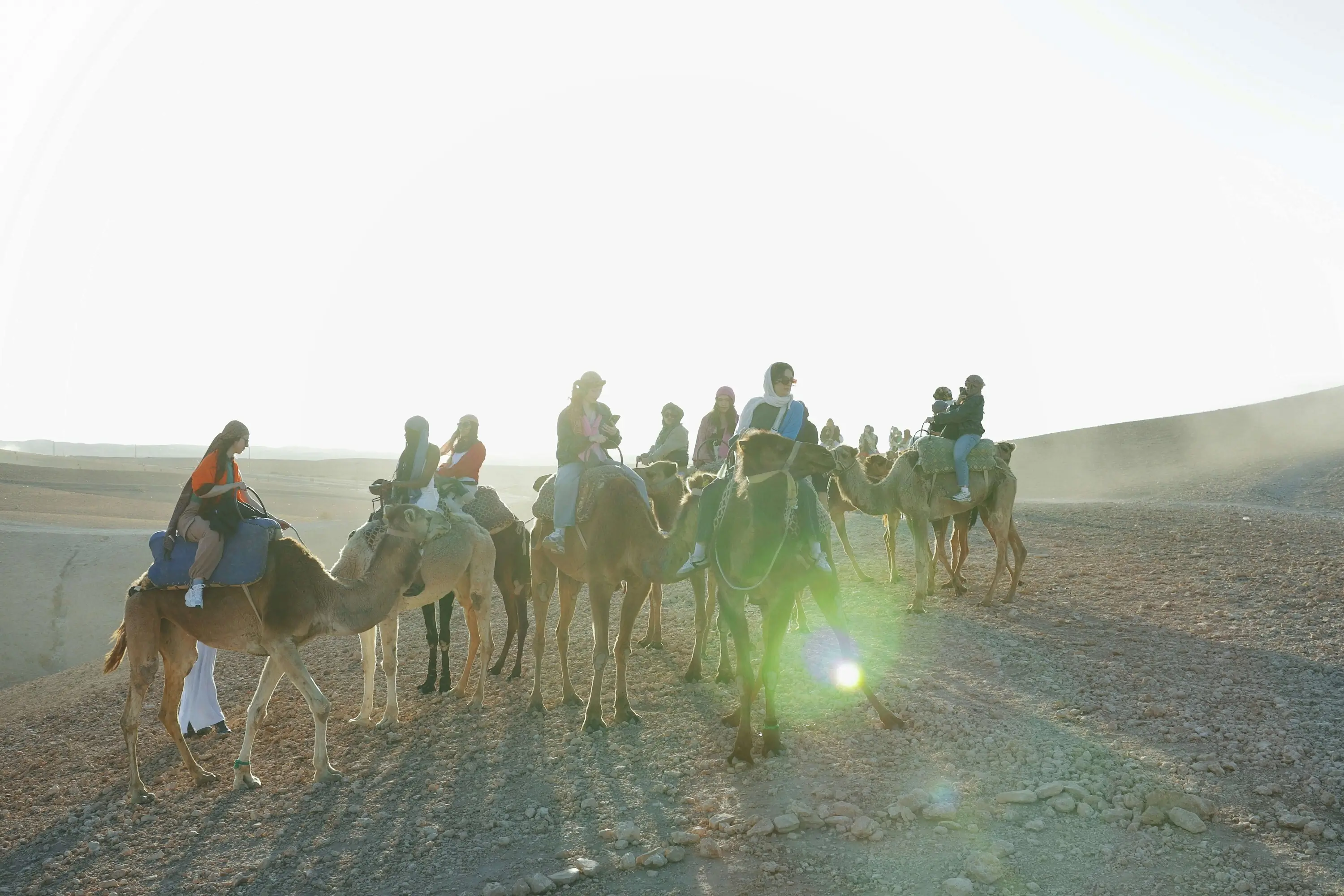 Camel Ride at Sunset Agafay Gallery 1
