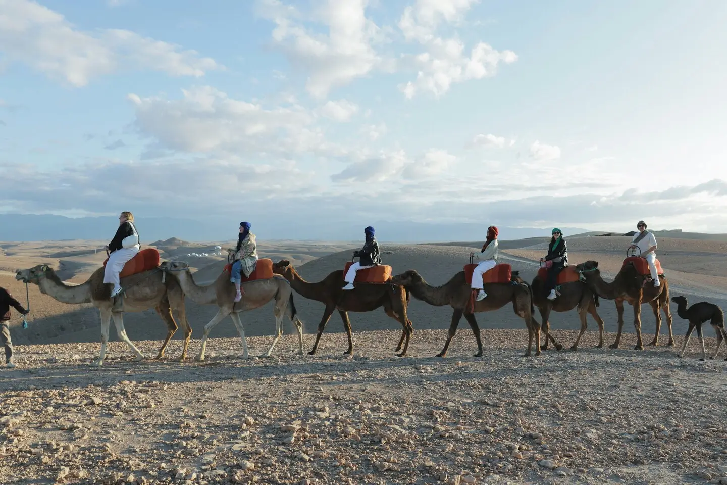 Camel Ride at Sunset Agafay Gallery 8
